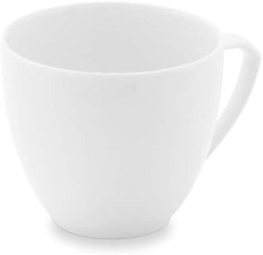 Obertasse 0,16l Ecco Weiß Friesland Porzellan Kaffeetasse - Mikrowelle geeignet, Spülmaschinenfest Bild 1