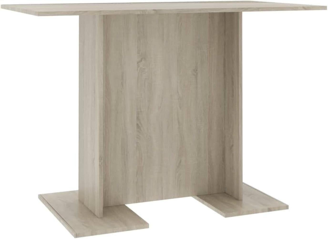 vidaXL Esstisch Sonoma-Eiche 110x60x75 cm Holzwerkstoff 800246 Bild 1