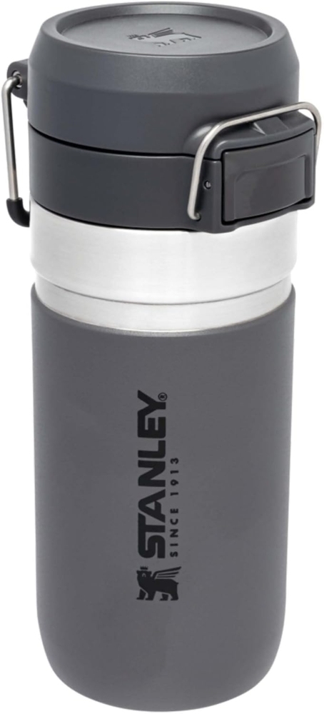Thermobecher Stanley Quick-Flip, 0,47l, grau, 674301 Bild 1