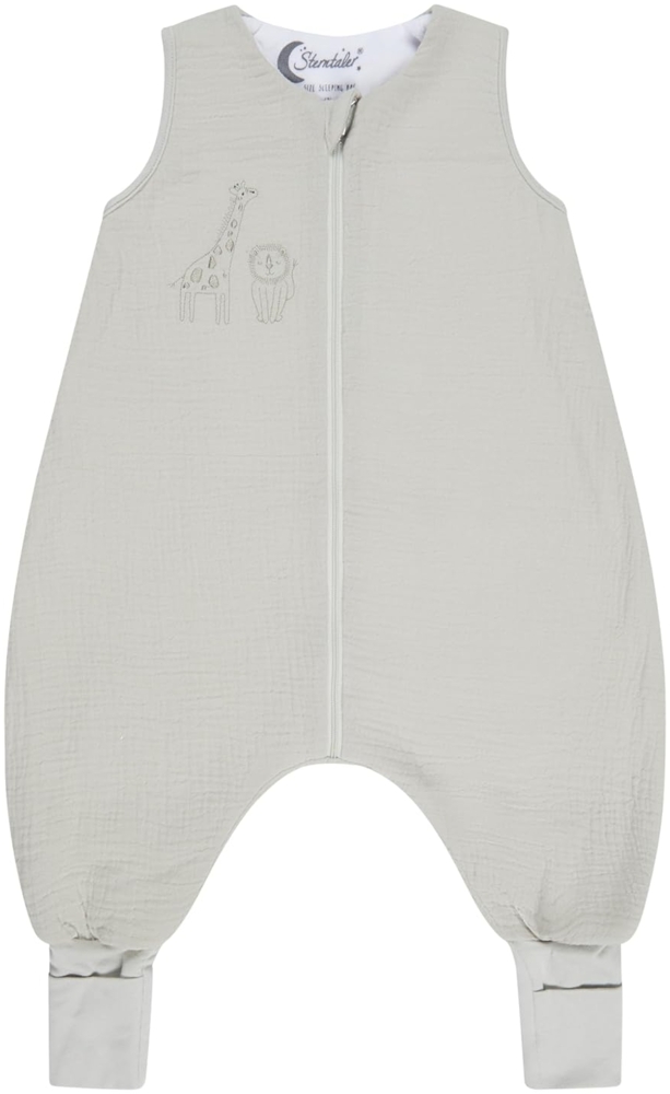 Sterntaler Baby-Schlafsack mit Beinen Safari Blassgrün Größe 68/74 Bild 1