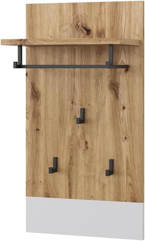 Vicco Wandgarderobe Selena Eiche Weiß 44 x 83 cm Bild 1