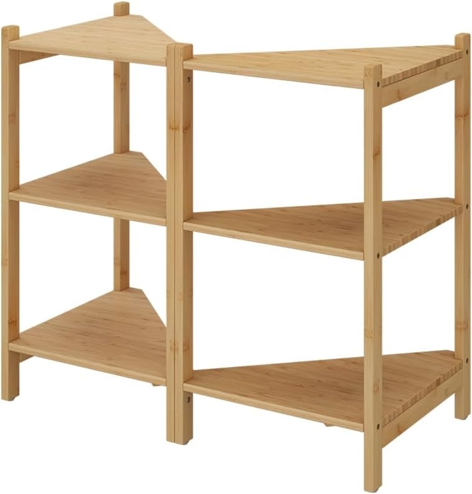 Vicco Waschbeckenunterschrank Zeno, Bambus, 68 x 60.5 cm 2er Set Bild 1