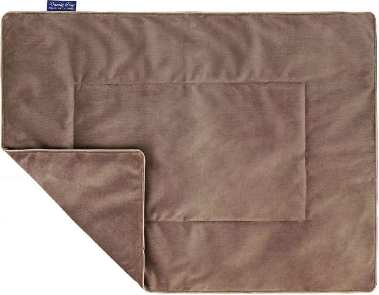 Dandy Dog Hundedecke Magic Velvet Taupe Größe XL Bild 1