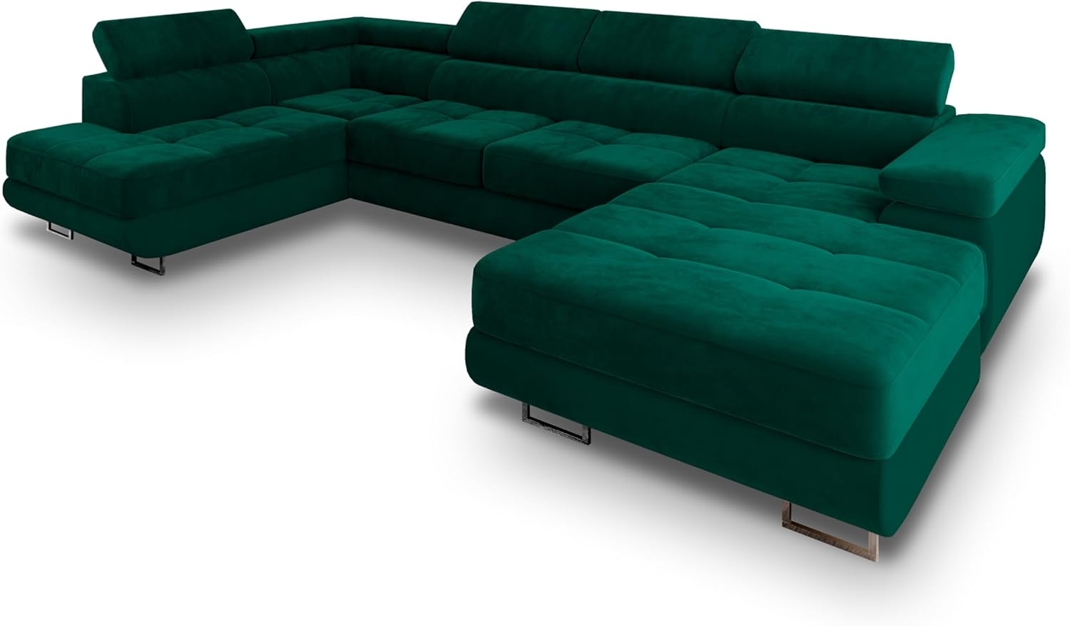 Masseno Ecksofa CASONE mit Schlaffunktion U-Form, Sofa mit Bettkasten Bild 1