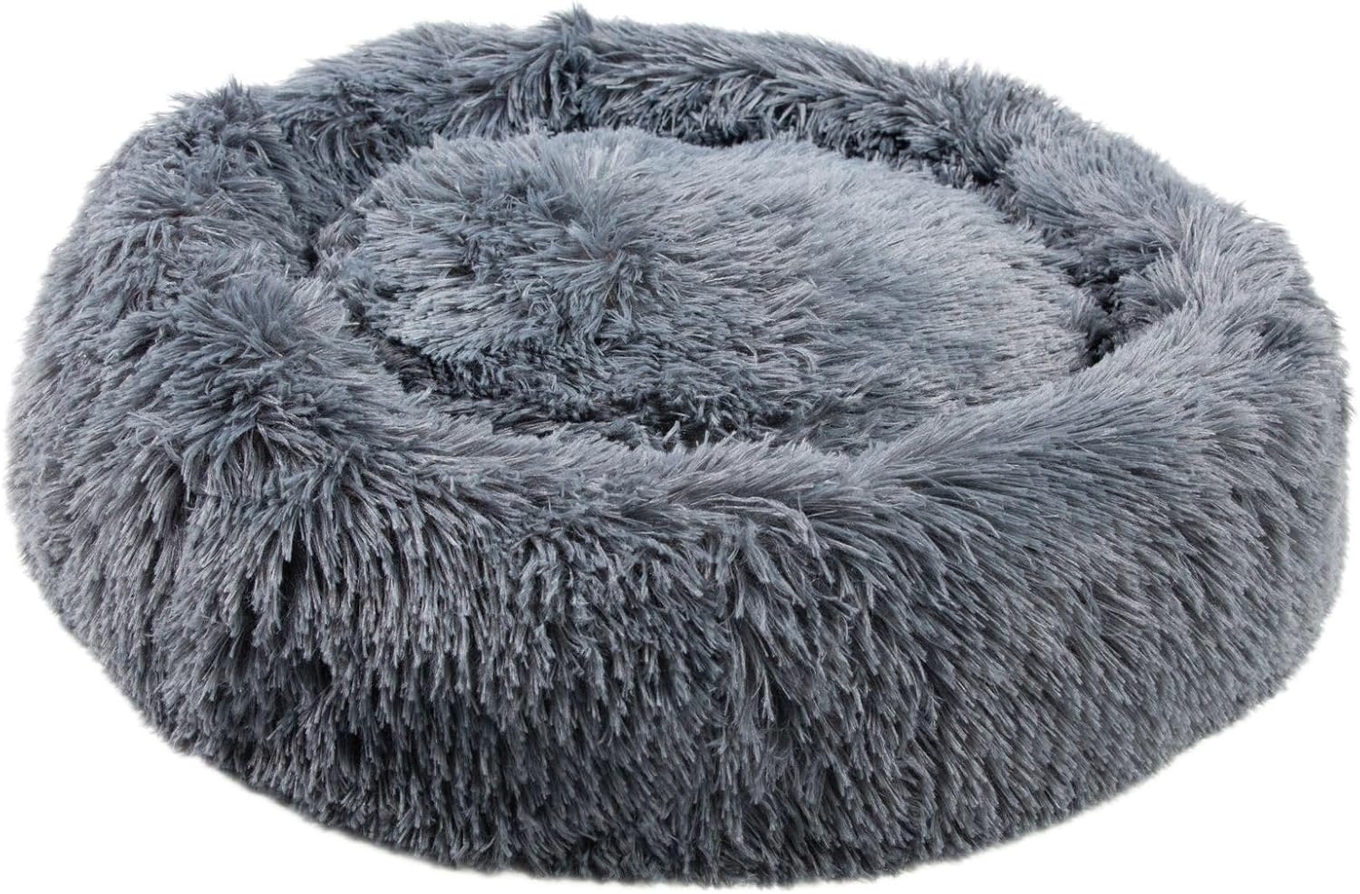 MEDISAFETY Hundebett MILOU Haustierkissen 50-80cm in hellgrau dunkelgrau beige braun 60 cm - Dunkelgrau Bild 1