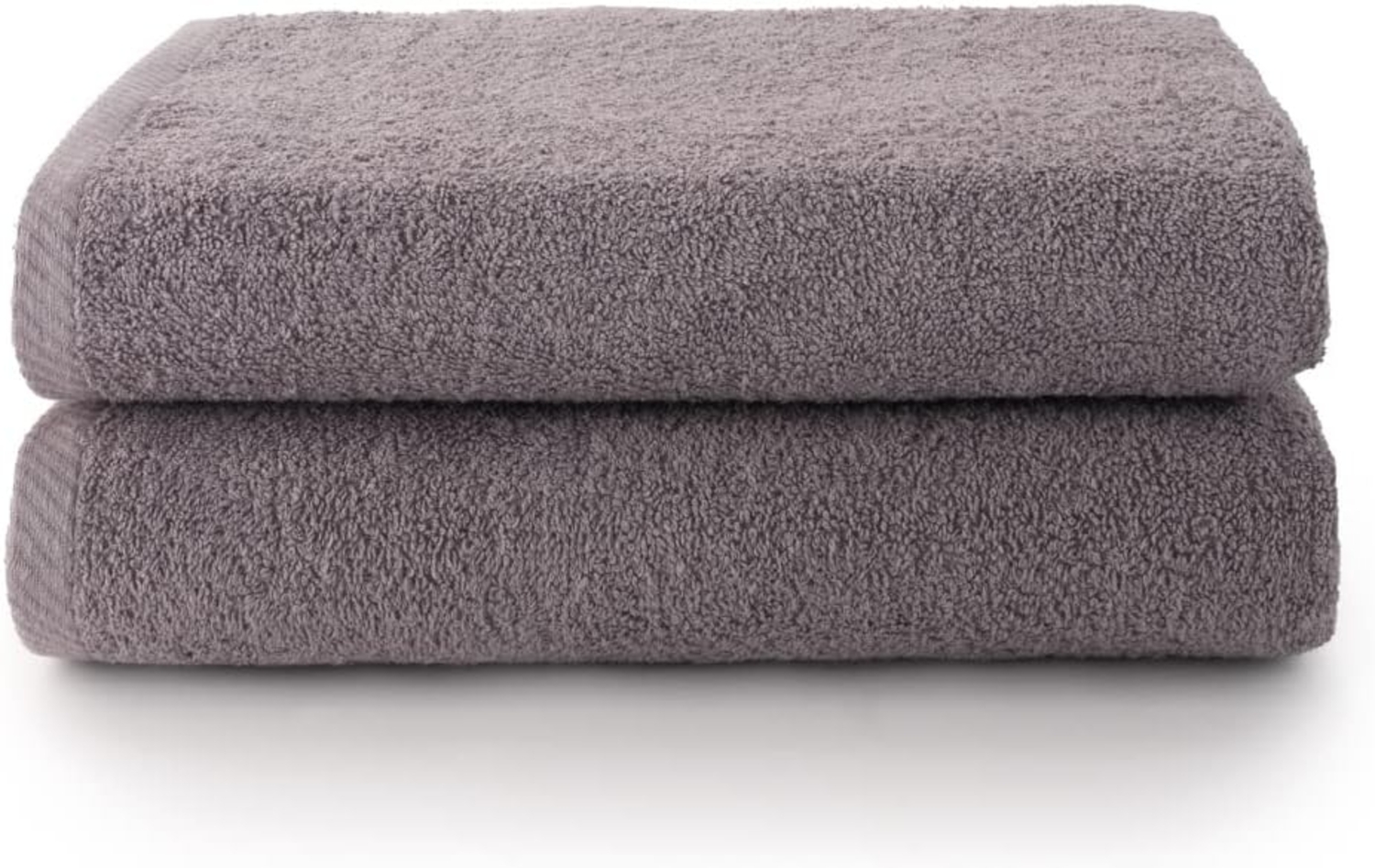 Top Towel - Plus - Große Badetücher - Badetücher - 2 Duschtücher - 70x140 cm - 100 % Baumwolle - Grau Bild 1