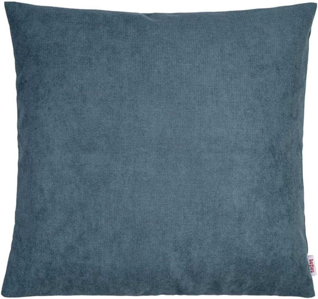 beties Kissenhülle FarbTon, (1 Stück), Chenille-Haptik in Raumausstatter Qualität ca. 40x40 cm nordlicht-blau Bild 1