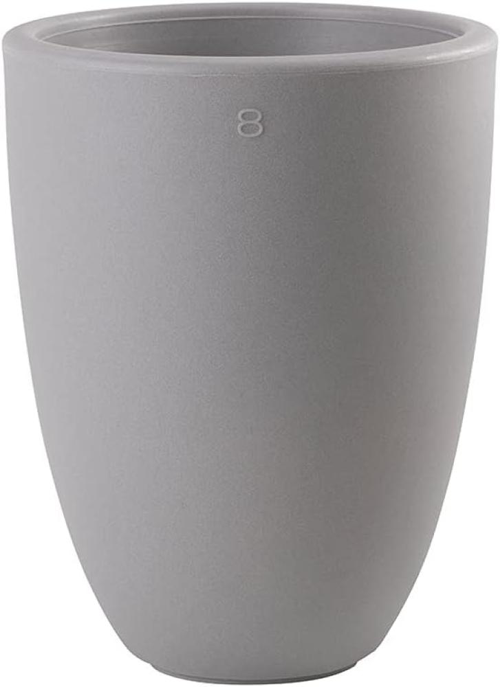 Blumentopf LED Shining Curvy Pot (grey M E27) Bild 1