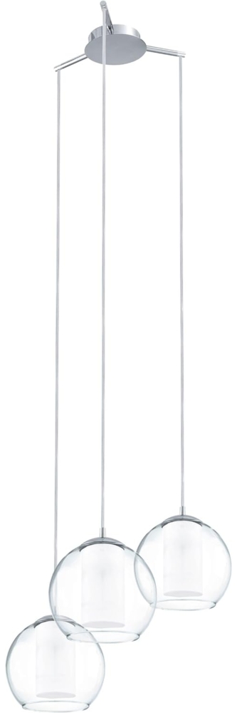 Eglo 92762 Hängeleuchte BOLSANO chrom, E27 max. 3X40W H:110cm Ø50,5cm Bild 1