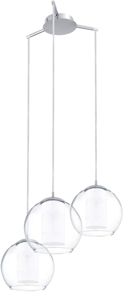 Eglo 92762 Hängeleuchte BOLSANO chrom, E27 max. 3X40W H:110cm Ø50,5cm Bild 1