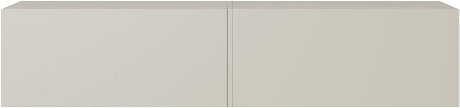 Selsey BISIRA TV-Element, Melamine, Graubeige, 140 cm Bild 1