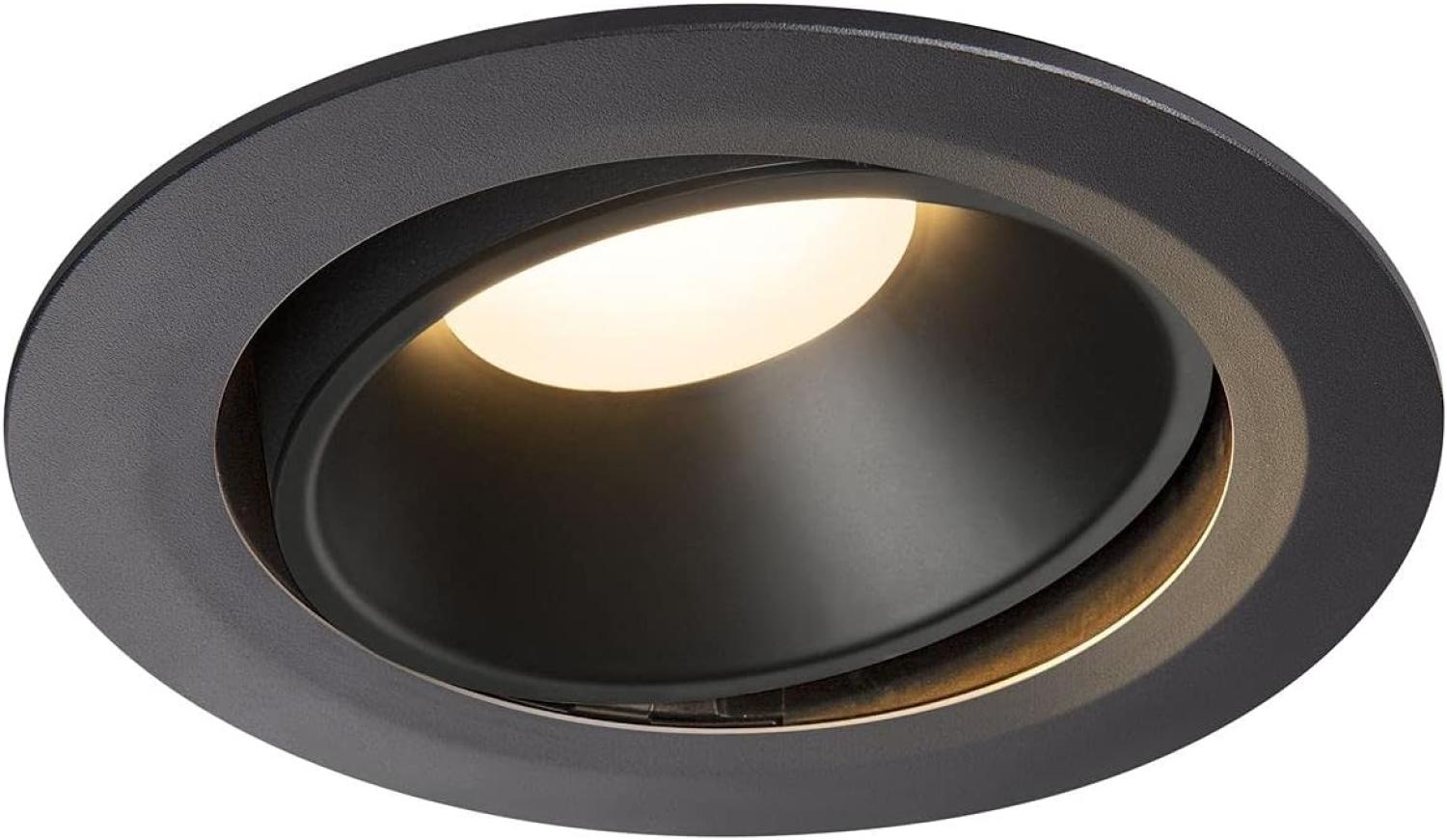 SLV NUMINOS® MOVE DL XL, Indoor LED Deckeneinbauleuchte schwarz/schwarz 3000K 55° - Downlights Bild 1