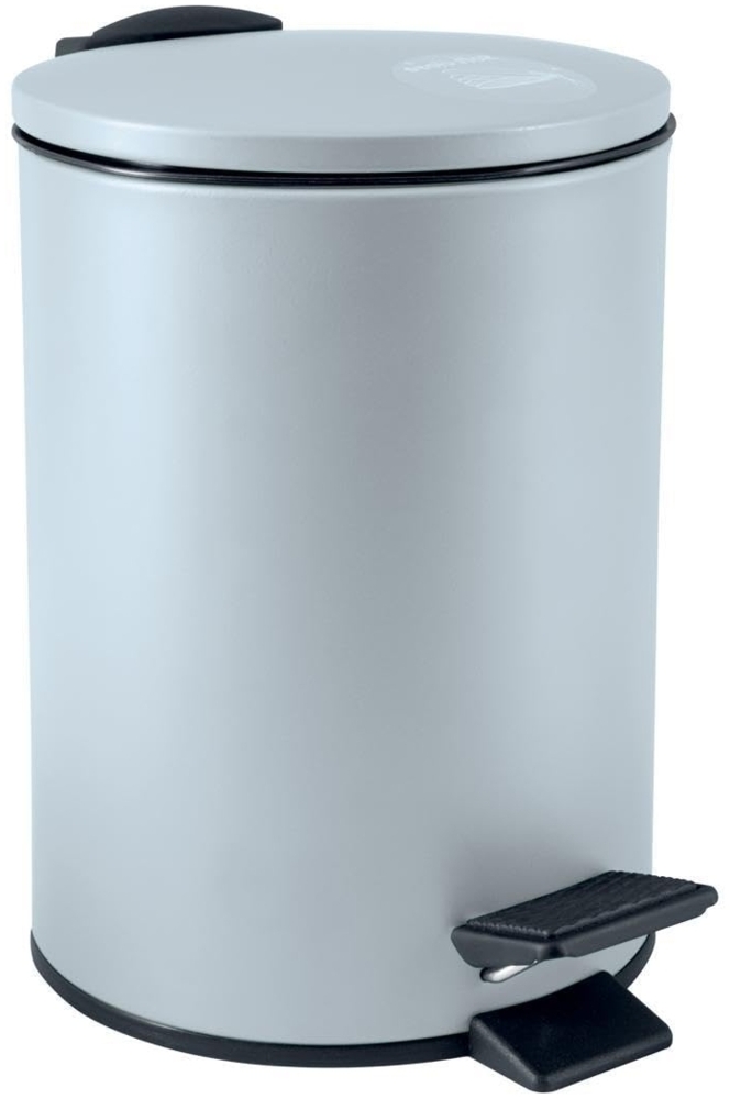 Treteimer Adelar - Eisblau matt 5 Liter Bild 1