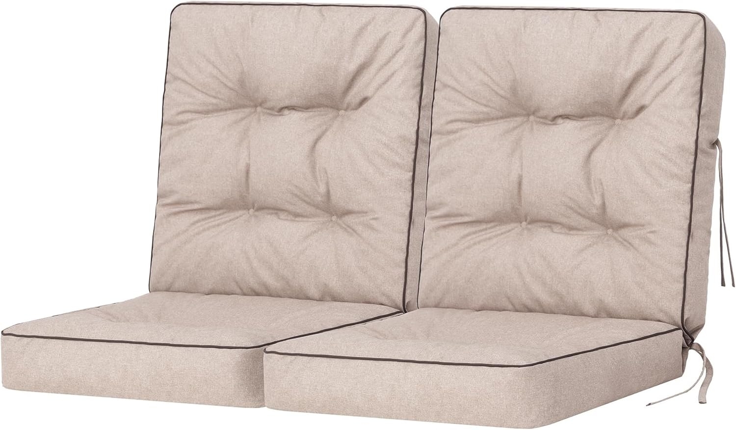 Bjird Bankauflage Venus 50 cm, 60 cm, 100 cm, 120 cm, 150 cm, 180 cm, (2 St), für Gartenbank und Hollywoodschaukel Bild 1