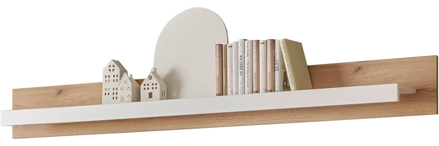 Wandboard Rivian in weiß matt und Eiche 198 cm Bild 1