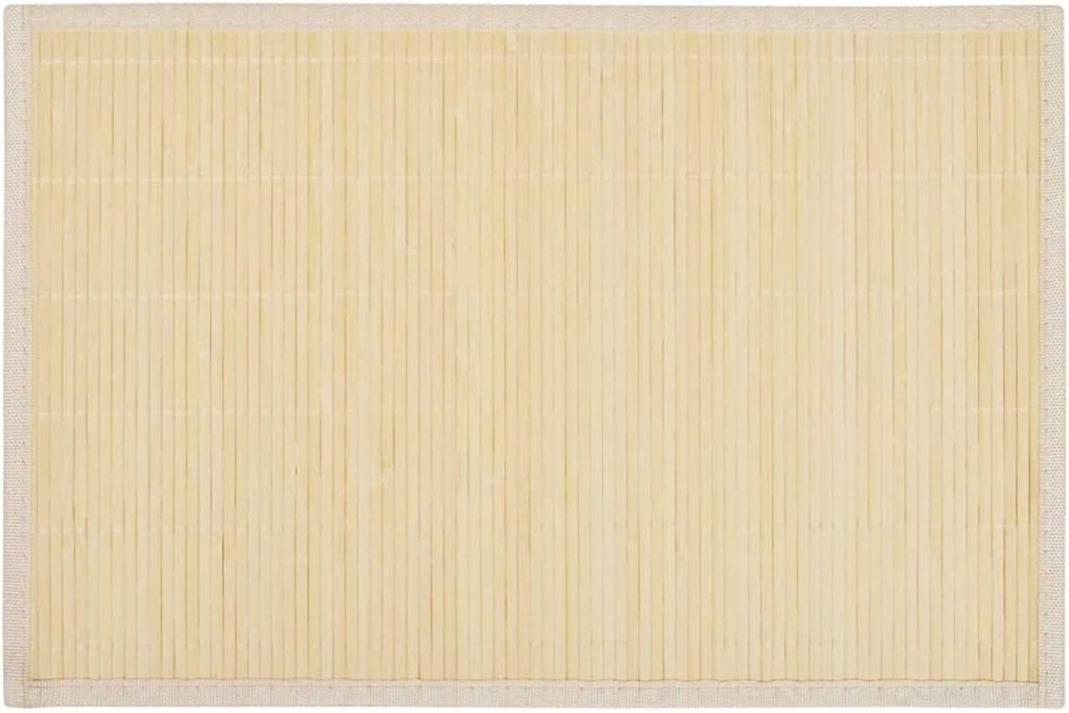 6 Bambus-Platzdeckchen 30 x 45 cm Natur 242107 Bild 1