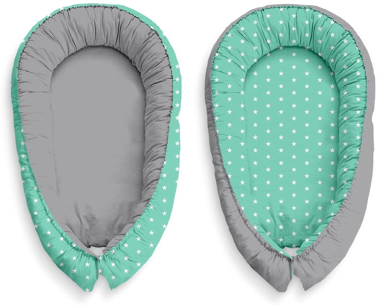 Multifunktionale Kuschelnest Babynest Kokon für Babys und Säuglinge, Nestchen, Reisebett, 100% Baumwolle, antiallergisch Bild 1