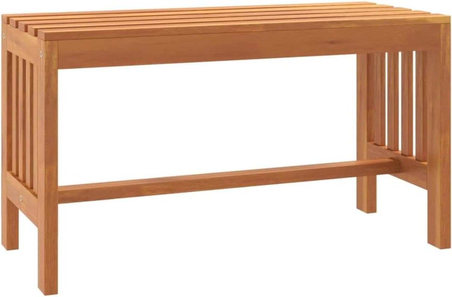 vidaXL Gartenbank 80 cm Massivholz Eukalyptus 363287 Bild 1