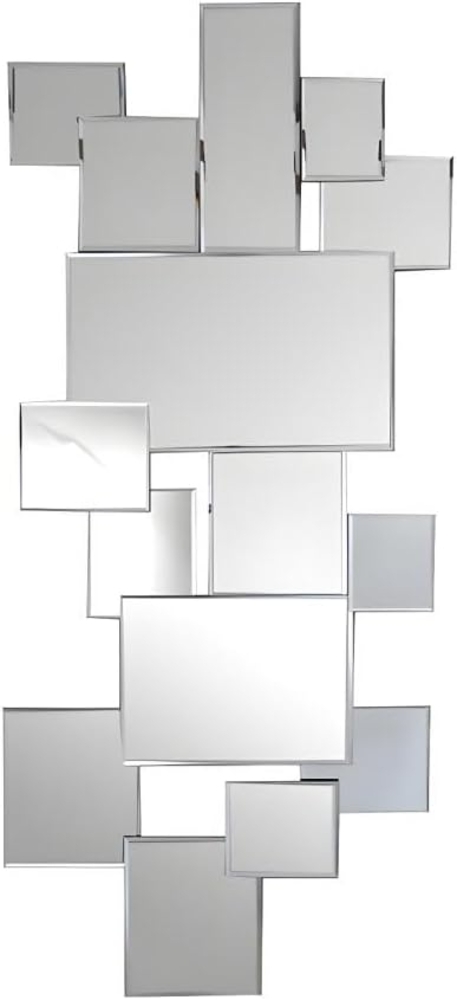 Wandspiegel geometrisches Design AROL - 120 x 2 x 53 cm Bild 1