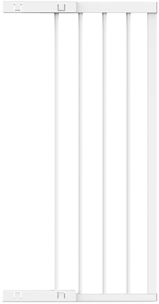 Geuther Verlängerung EASYLOCK PLUS | Passung: 32 cm | stabile Erweiterung | sichere Steckverbindung | ohne Bohren | geeignet für alle Easylock Gitter | kombinierbar mit Zusatzklemmensets | Weiß Bild 1