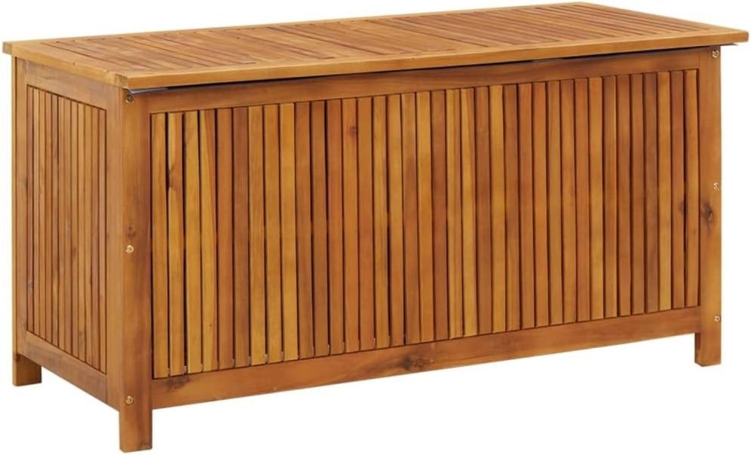 vidaXL Garten-Aufbewahrungsbox 113x50x58 cm Massivholz Akazie 316678 Bild 1