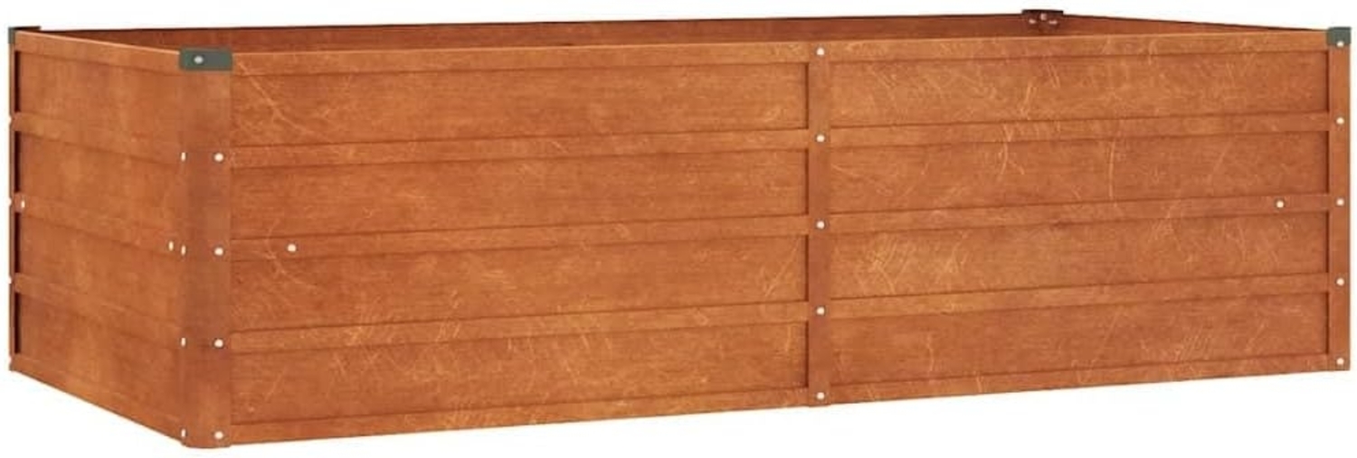 vidaXL Hochbeet Rostig 160x80x45 cm Cortenstahl 151958 Bild 1