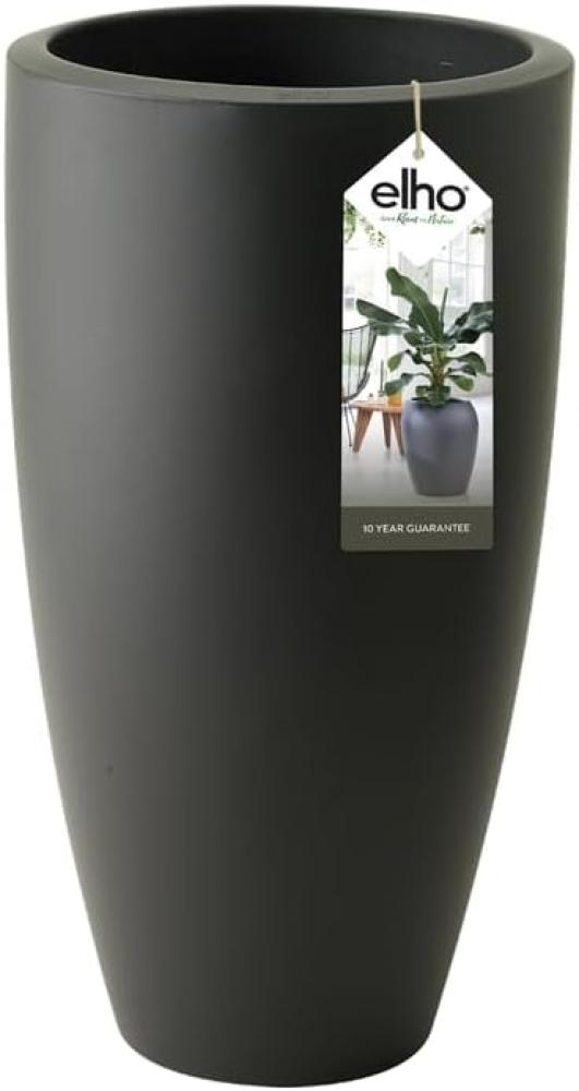 Elho Pure Soft Round High 50 - Blumentopf - Anthrazit - Drinnen & Draußen - Ø 49 x H 90. 4 cm Bild 1