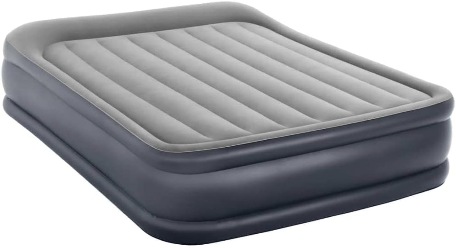 Intex 64126 Essential Rest Dura-Beam Plus Queen 230 V Luftbett, Grau, Gross Bild 1