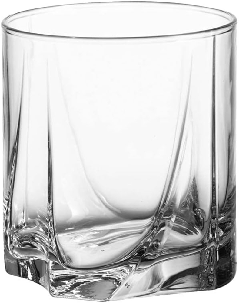 Dajar 6 niedrige Gläser 368 ml PASABAH Luna, Transparent, 8 x 8 x 9,4 cm, 6-Einheiten Bild 1
