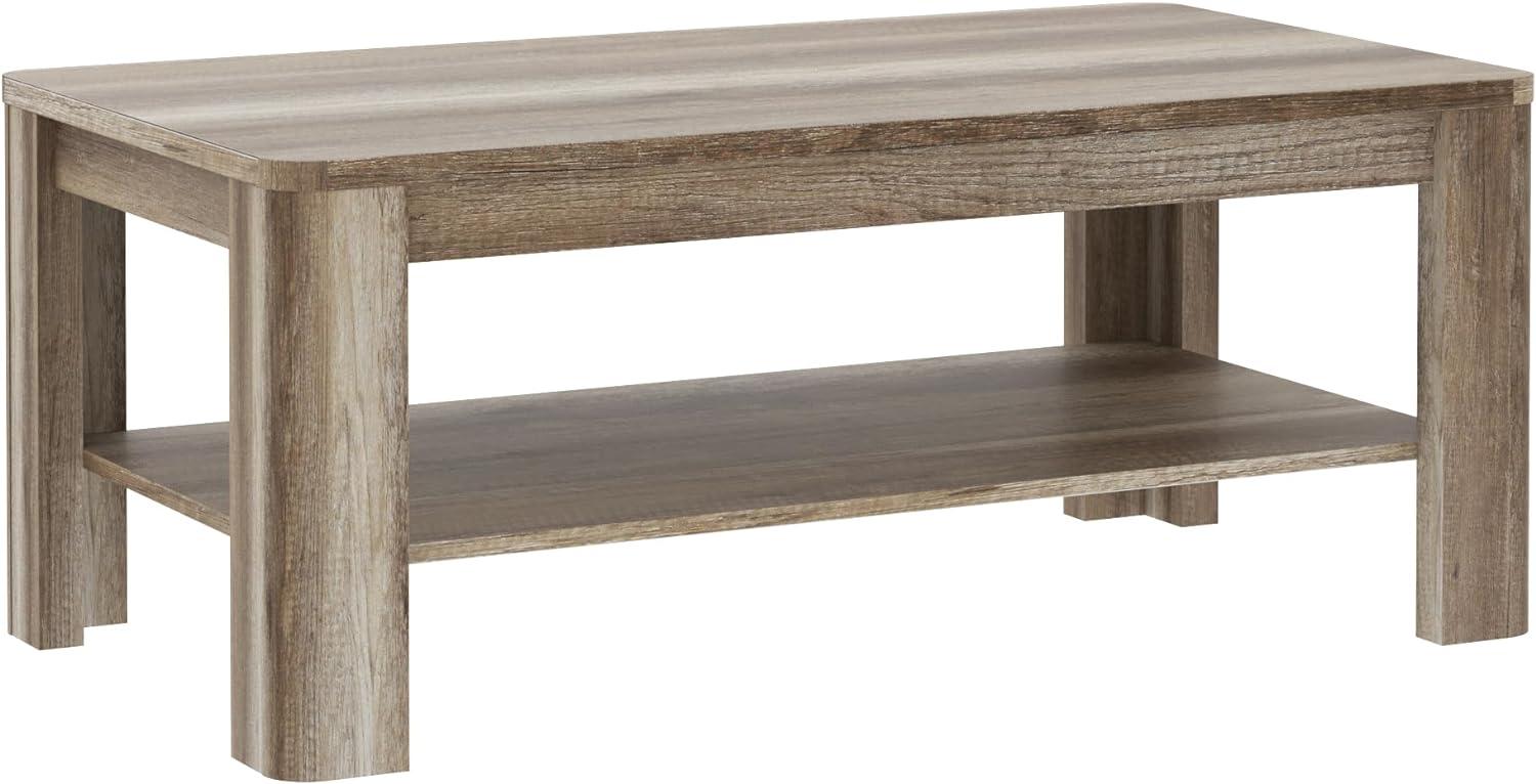 Forte Möbel Tiziano Couchtisch, Holzwerkstoff, Antikeiche, B x H x T: 110 x 45 x 60 cm Bild 1