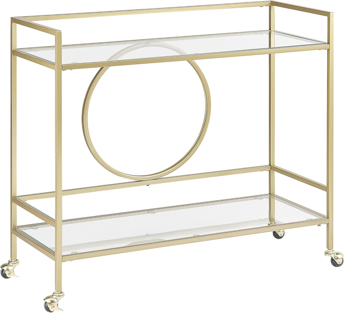 Servierwagen KERRY Metall Gold Bild 1