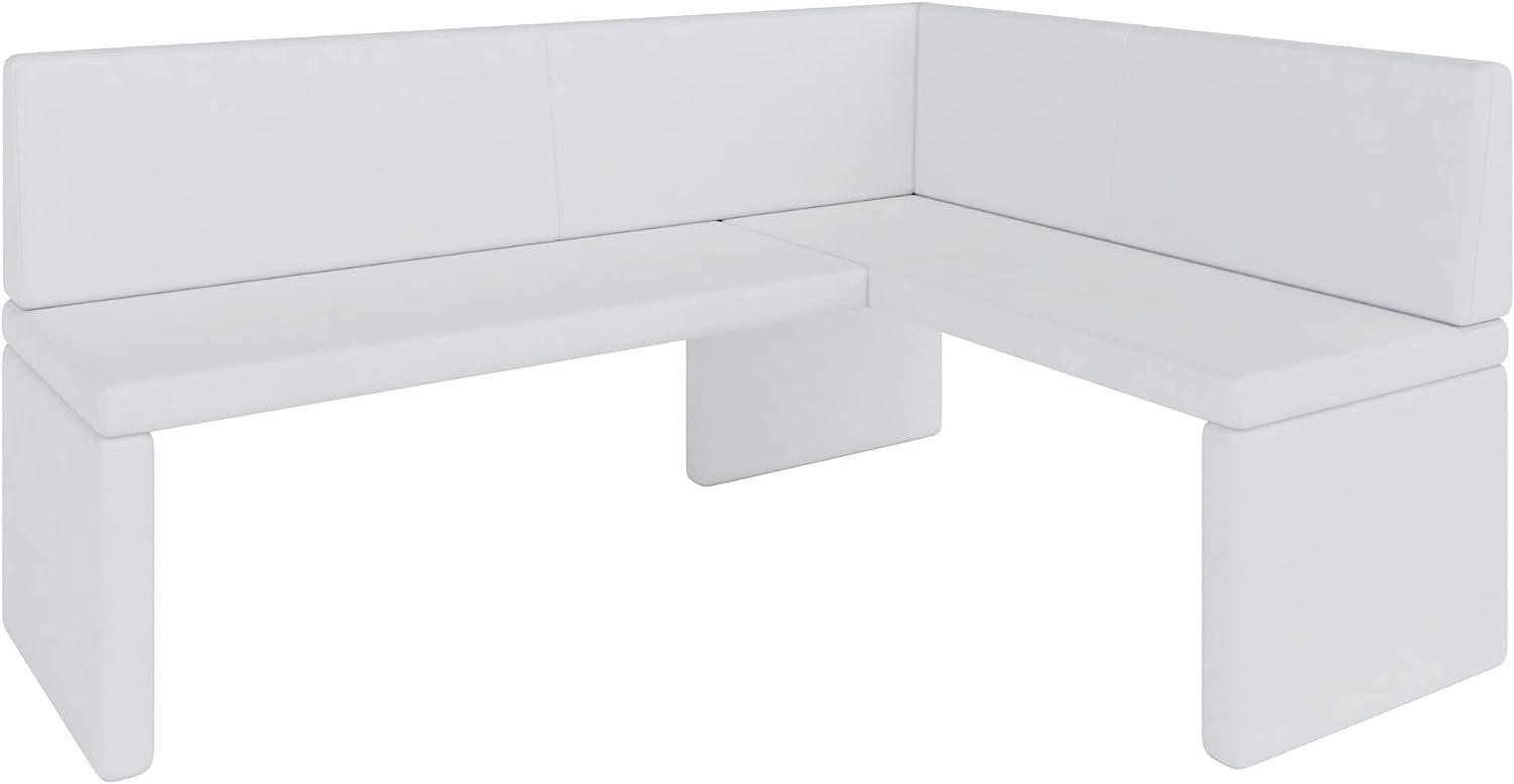 Eckbank Akiko Corner Bench - Eckbankgruppe für Ihrem Esszimmer, Küche modern, Sitzecke, Essecke. Perfekt für Küche, Büro und Rezeption. Solide und Starke Verarbeitung. (Soft 17, 168x128cm rechts) Bild 1