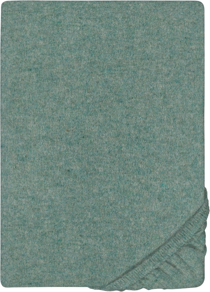 Biberna Spannbettlaken Hermal Biber, Melange-Optik, in Gr. 90x200, 140x200 oder 180x200 cm, Flanell, Gummizug: rundum, (1 Stück), 100% Baumwolle, weich + warm, Matratzenhöhe bis 22 cm, Made in Germany Bild 1