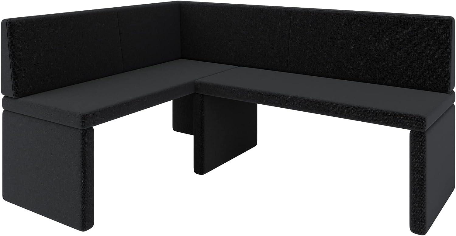 Eckbank Akiko Corner Bench - Eckbankgruppe für Ihrem Esszimmer, Küche modern, Sitzecke, Essecke. Perfekt für Küche, Büro und Rezeption. Solide und Starke Verarbeitung. (INARI 100, 142x196 cm Links) Bild 1