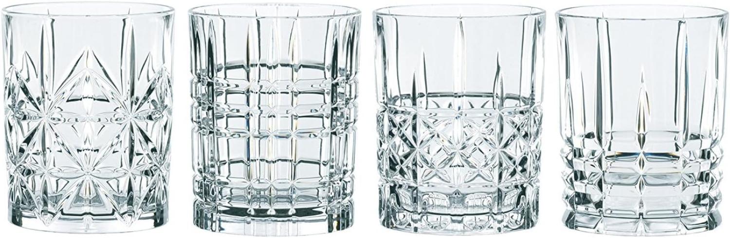 Nachtmann Highland Tumbler 4er Set mit verschiedenen Schliffdekoren Bild 1