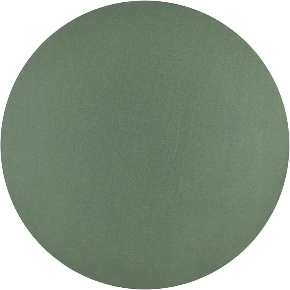 Meyco Jersey Spannbettlaken Laufstallmatratze Rund Forest Green 90 / 95 cm Grün Bild 1