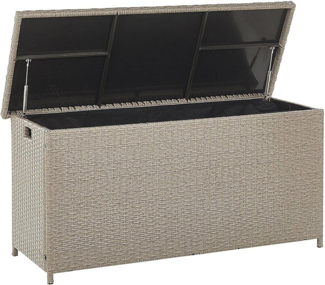 Aufbewahrungsbox MODENA 126 cm 46 cm Taupe Bild 1