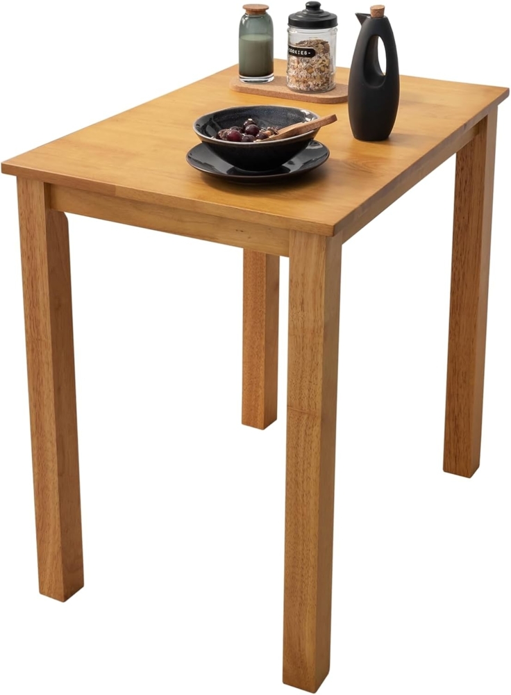 Woodroom Esstisch Kota (Hevea Massivholz, lackiert), Esszimmer Tisch massiv Bild 1