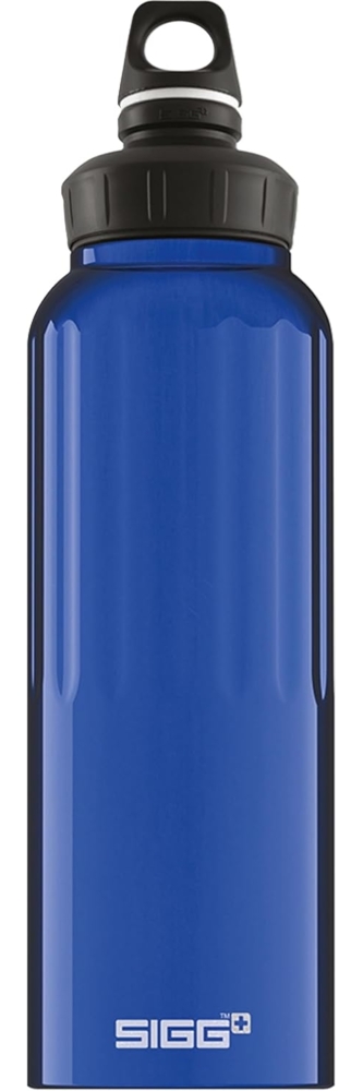 Sigg Trinkflasche Wide Mouth Traveller Dark Blue 1,5 L Bild 1