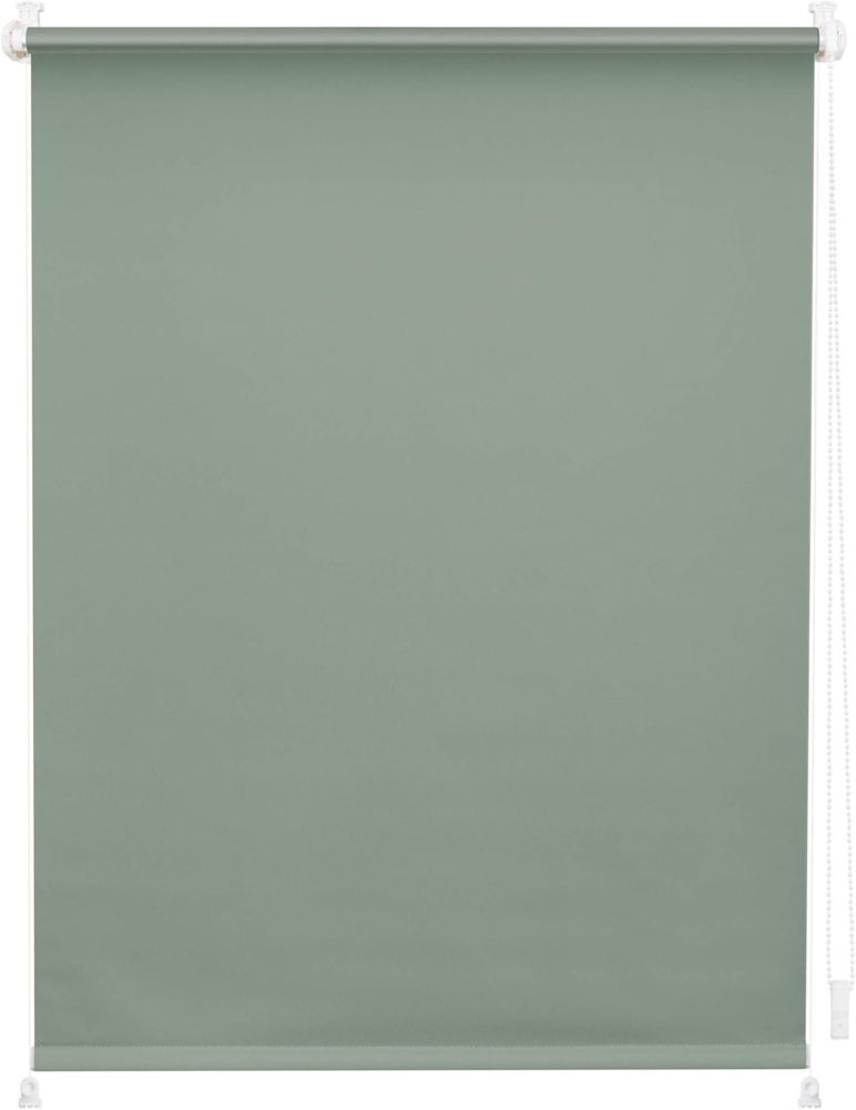 Lichtblick Verdunklungsrollo Barcelona 90x220 cm (BxL) Salbei Verspannt; Klemm- und schraubbar; Thermofunktion Bild 1