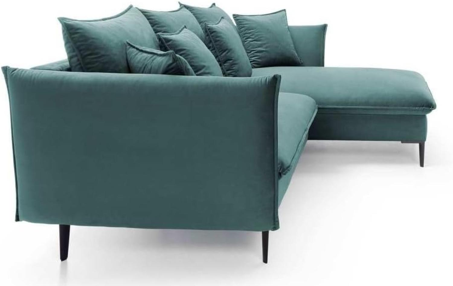 Designer Sofa Ava Türkis links Bild 1