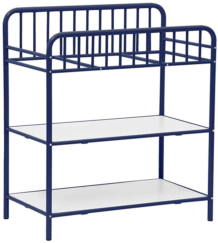 Polini-Kids 'Vintage' Wickeltisch, Metall blau, 87,5 x 48,6 x 100,2 cm Bild 1