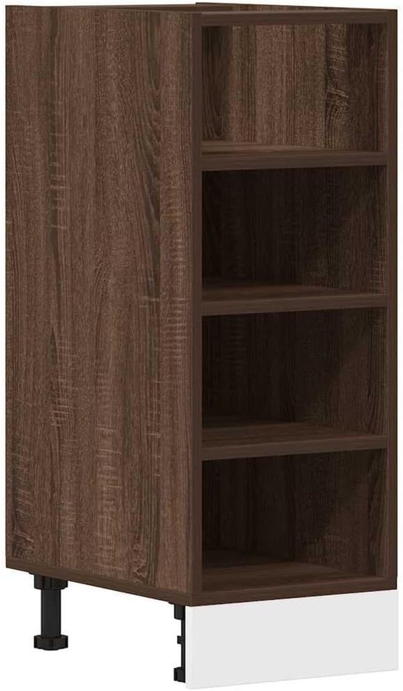 Unterschrank Braun Eichen-Optik 30x44,5x81,5 cm Holzwerkstoff 854199 Bild 1