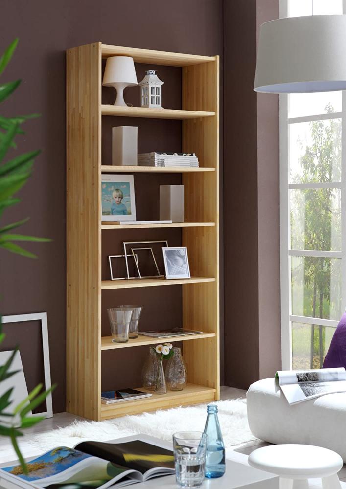 Standregal Bücherregal "Simon" Kiefer massiv Bild 1