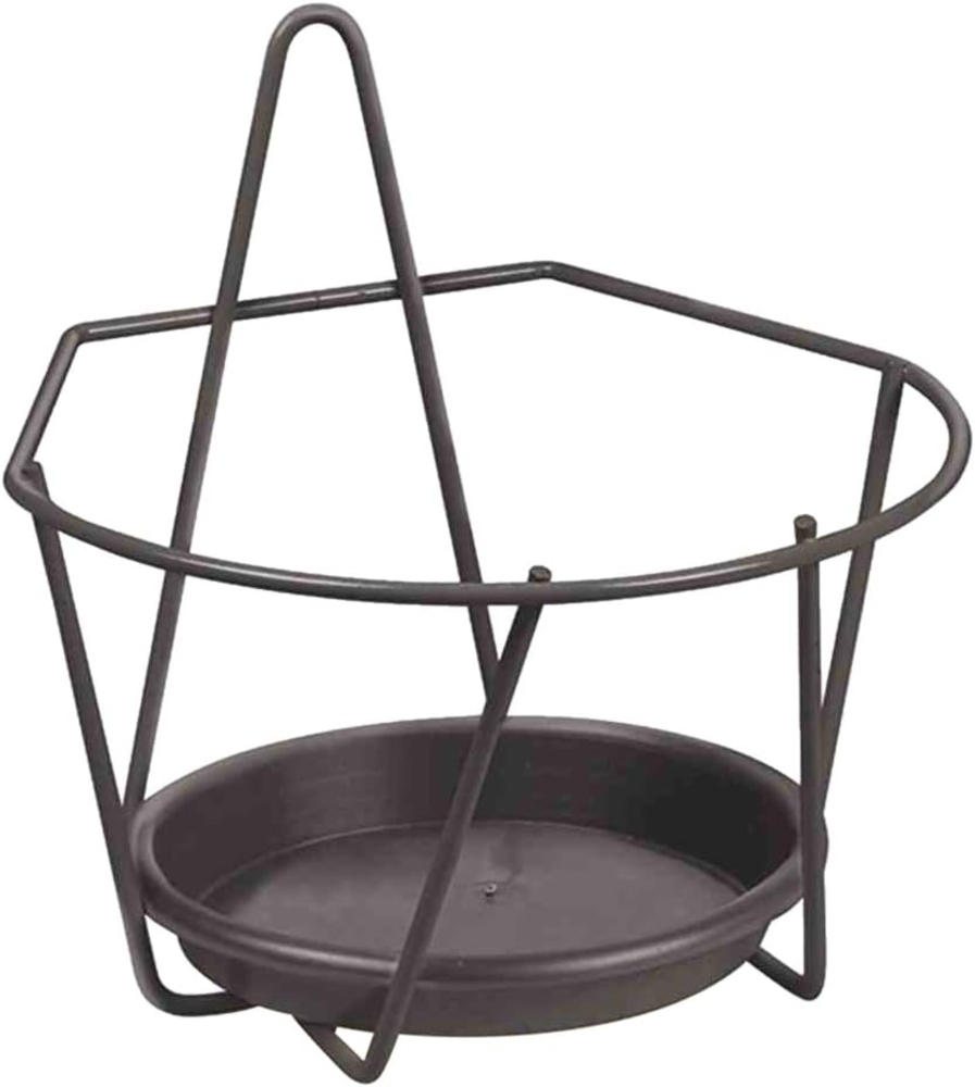 JARDIFER Wand-Blumentopfhalter grau, Ø 16 cm Bild 1