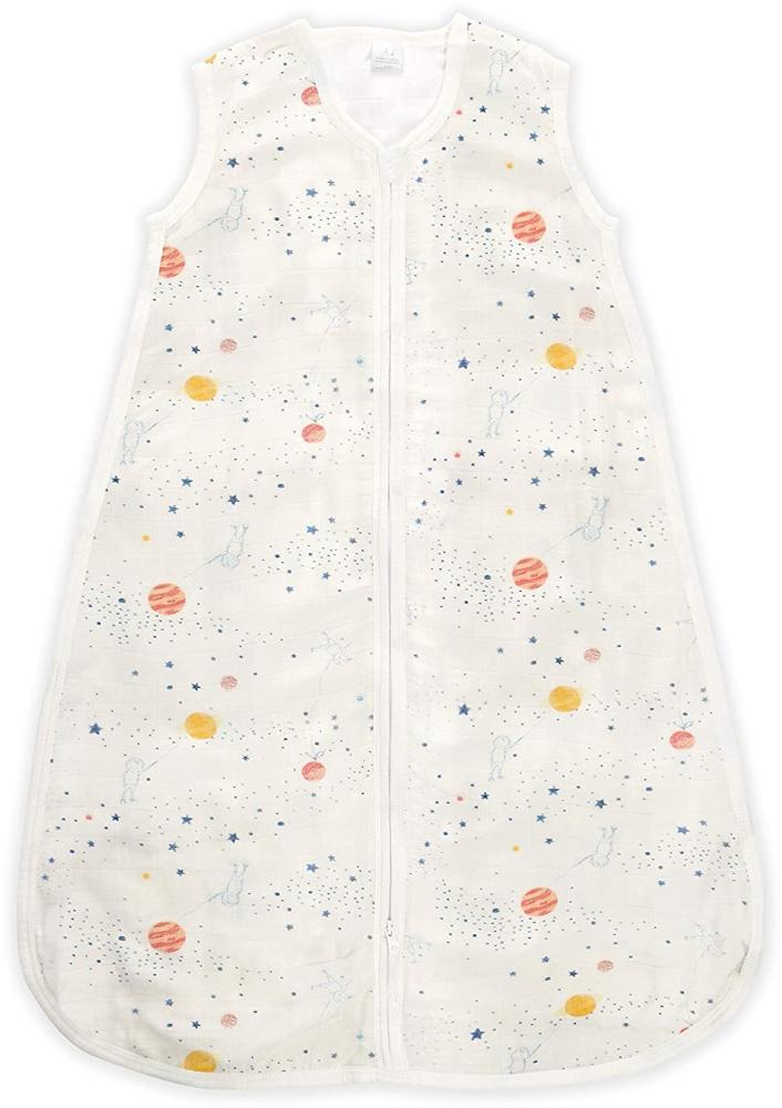 aden + anais™ Silky Soft Baby-Schlafsack, 1,0 TOG Wert, tragbare Decke für Babys, Bunte Muster für Mädchen & Jungen, Schlafsack für Neugeborene aus Bambusviskose, 18-36 Monate, Stargaze - Orbit Bild 1