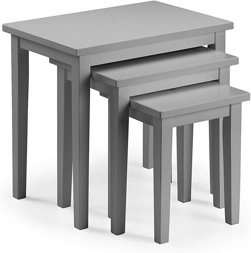 Julian Bowen Cleo Schachteltische, grau Bild 1