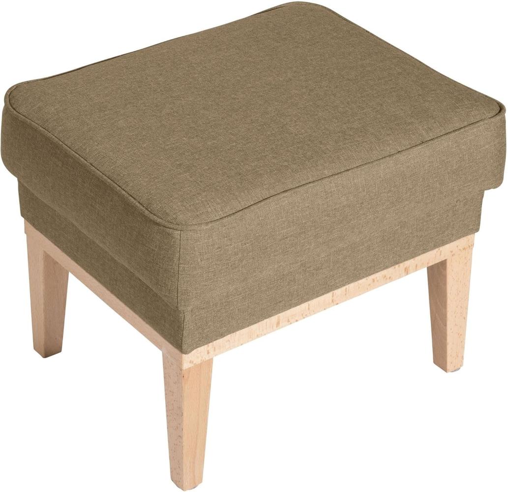 Hocker Kagami Bezug Flachgewebe Buche natur / sand 21158 Bild 1