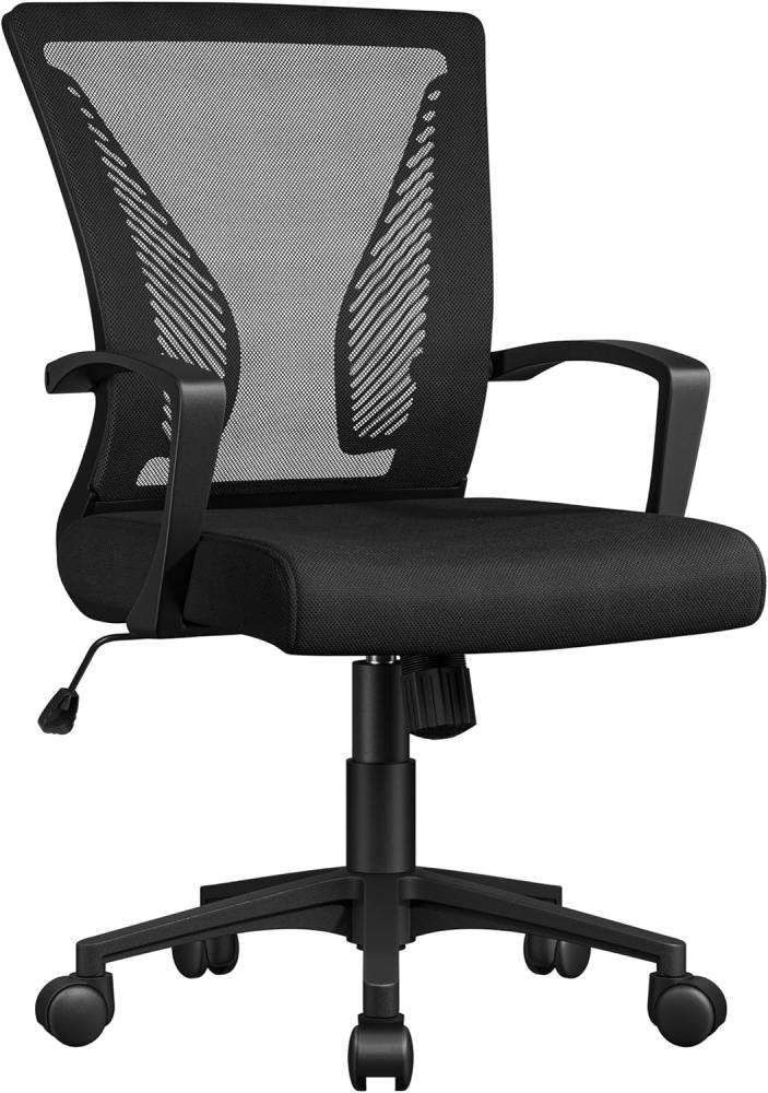 Yaheetech Bürostuhl Schreibtischstuhl ergonomischer Drehstuhl Chefsessel höhenverstellbar Sportsitz Mesh Netz Stuhl Bild 1