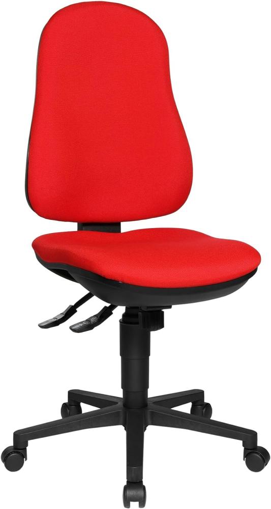 Topstar Support SY Bürostuhl, Stoff, 55 x 47 x 113 cm, rot Bild 1